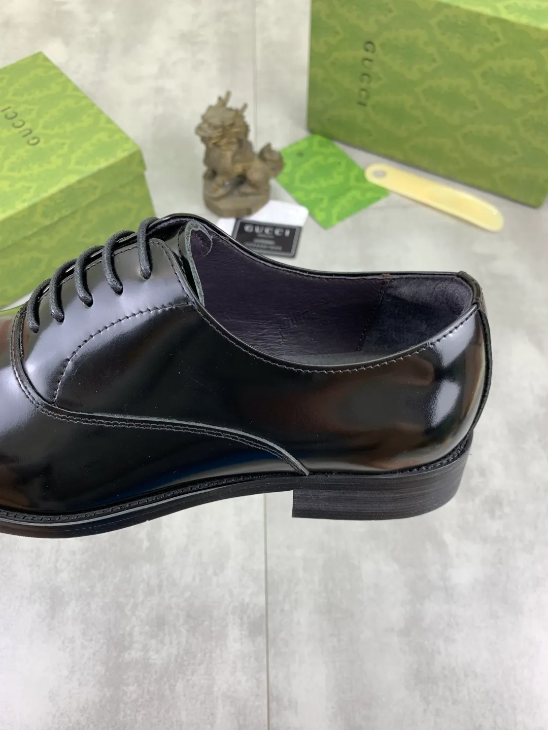 Men's Men's Shoes 💰P560 [New Style] 💰💎💎💎 [Gucci] GUCCI high-end men's formal business leather shoes, original order 1:1! Original imported high-end calfskin, original metal buckle, imported first-layer pigskin lining for feet, original high-end outsole, men's shoe size: 38-44